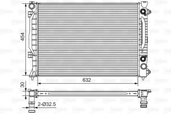 Imagine Radiator, racire motor VALEO 734753