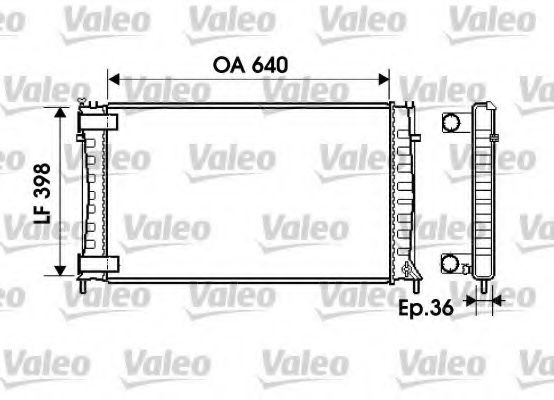 Imagine Radiator, racire motor VALEO 734760