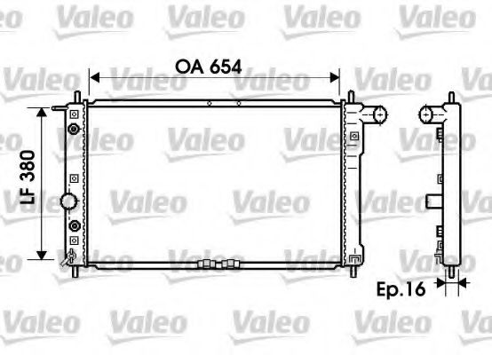 Imagine Radiator, racire motor VALEO 734764