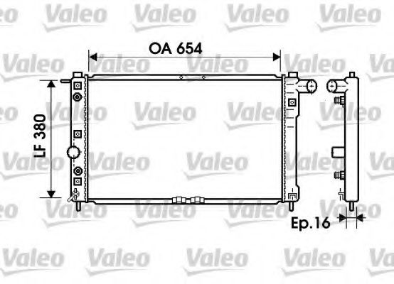 Imagine Radiator, racire motor VALEO 734765