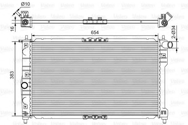 Imagine Radiator, racire motor VALEO 734767