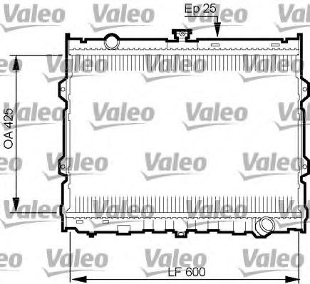 Imagine Radiator, racire motor VALEO 734784