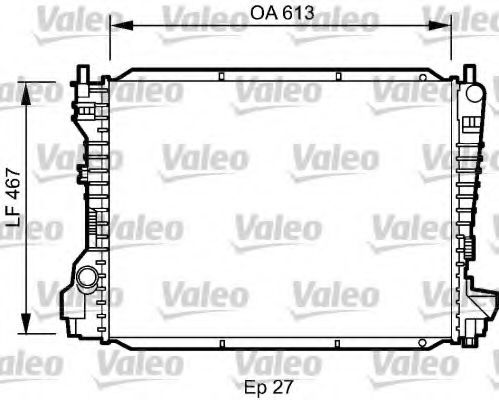 Imagine Radiator, racire motor VALEO 734786