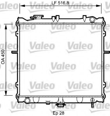 Imagine Radiator, racire motor VALEO 734788