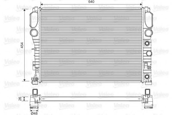 Imagine Radiator, racire motor VALEO 734805