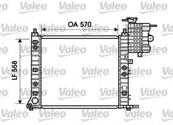 Imagine Radiator, racire motor VALEO 734806