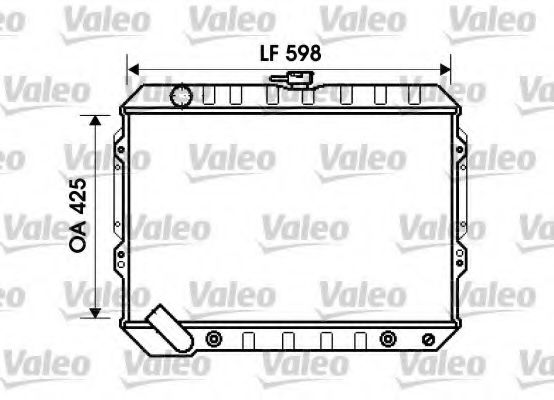 Imagine Radiator, racire motor VALEO 734809