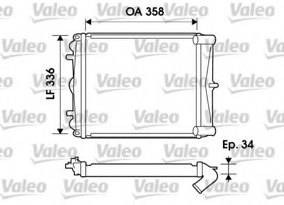 Imagine Radiator, racire motor VALEO 734826