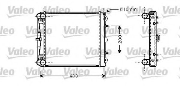 Imagine Radiator, racire motor VALEO 734827