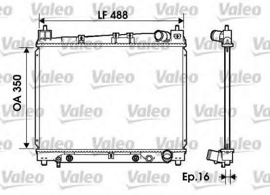 Imagine Radiator, racire motor VALEO 734841