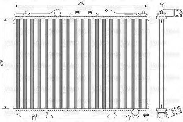 Imagine Radiator, racire motor VALEO 734850