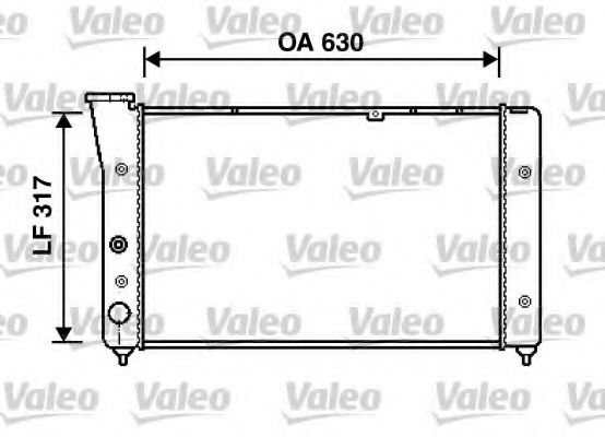 Imagine Radiator, racire motor VALEO 734854