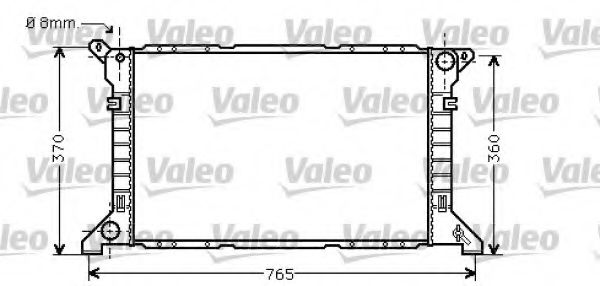 Imagine Radiator, racire motor VALEO 734862