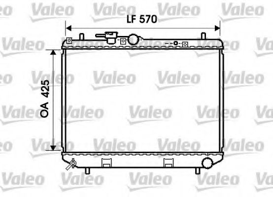 Imagine Radiator, racire motor VALEO 734865