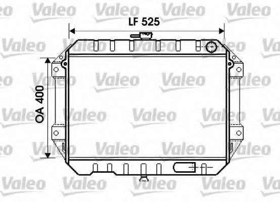 Imagine Radiator, racire motor VALEO 734866