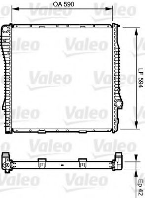 Imagine Radiator, racire motor VALEO 734894