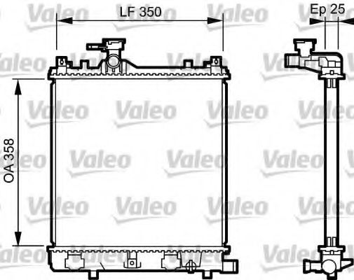 Imagine Radiator, racire motor VALEO 734917