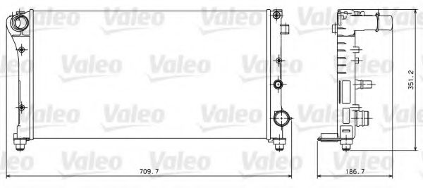 Imagine Radiator, racire motor VALEO 734924