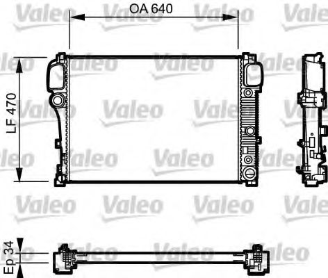 Imagine Radiator, racire motor VALEO 734940