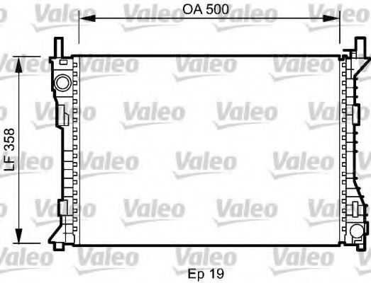 Imagine Radiator, racire motor VALEO 735045