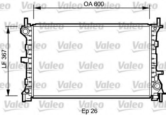 Imagine Radiator, racire motor VALEO 735046