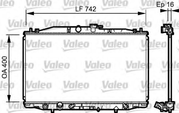 Imagine Radiator, racire motor VALEO 735049