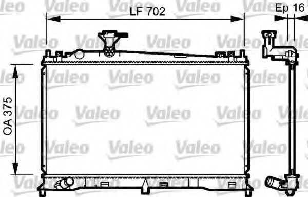 Imagine Radiator, racire motor VALEO 735053