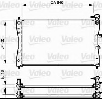 Imagine Radiator, racire motor VALEO 735055