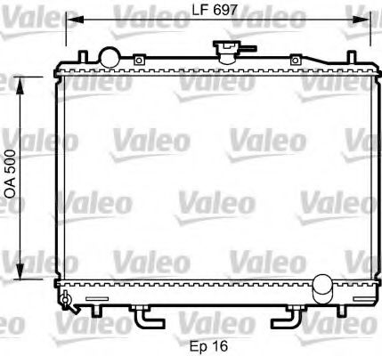 Imagine Radiator, racire motor VALEO 735059