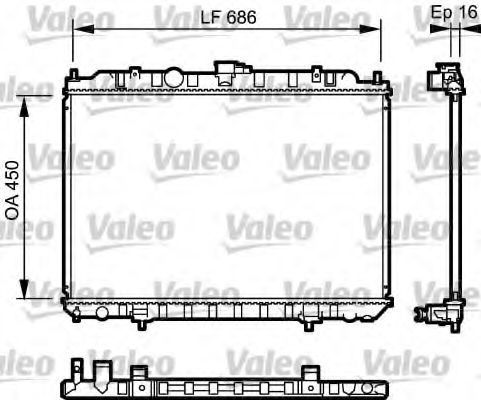 Imagine Radiator, racire motor VALEO 735063