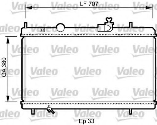 Imagine Radiator, racire motor VALEO 735068