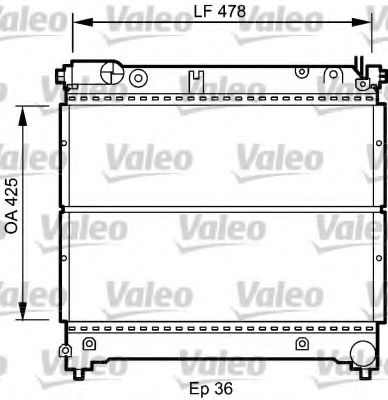 Imagine Radiator, racire motor VALEO 735073