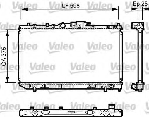 Imagine Radiator, racire motor VALEO 735075