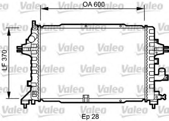 Imagine Radiator, racire motor VALEO 735080