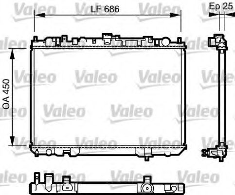 Imagine Radiator, racire motor VALEO 735081