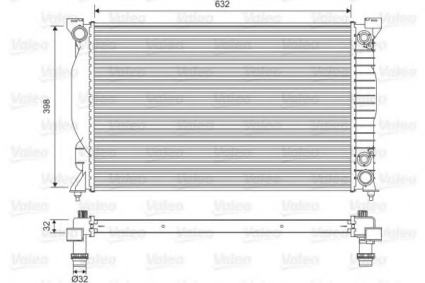 Imagine Radiator, racire motor VALEO 735093