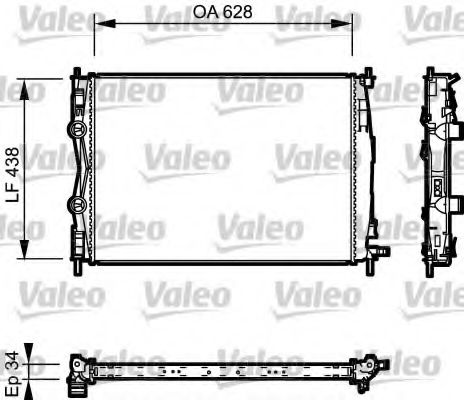 Imagine Radiator, racire motor VALEO 735115