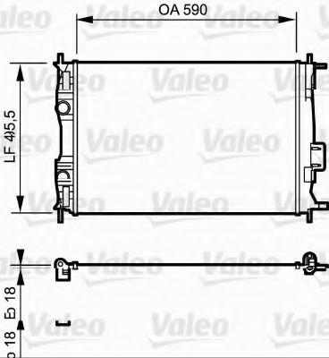 Imagine Radiator, racire motor VALEO 735119