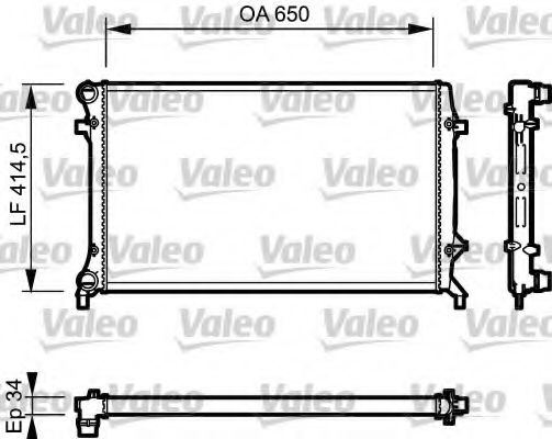 Imagine Radiator, racire motor VALEO 735120