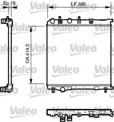 Imagine Radiator, racire motor VALEO 735125