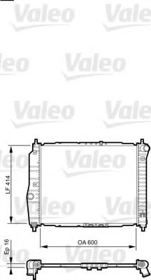 Imagine Radiator, racire motor VALEO 735158