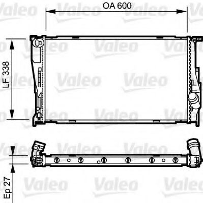 Imagine Radiator, racire motor VALEO 735165