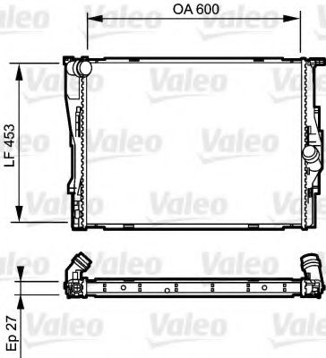 Imagine Radiator, racire motor VALEO 735166