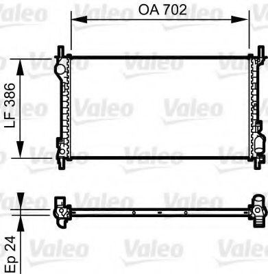 Imagine Radiator, racire motor VALEO 735167