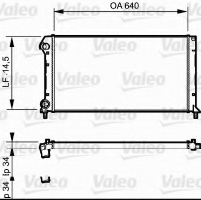 Imagine Radiator, racire motor VALEO 735171