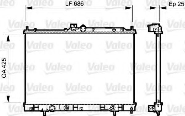 Imagine Radiator, racire motor VALEO 735202