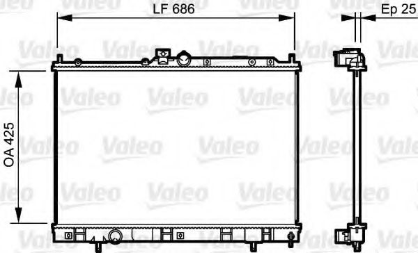 Imagine Radiator, racire motor VALEO 735203