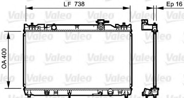 Imagine Radiator, racire motor VALEO 735214