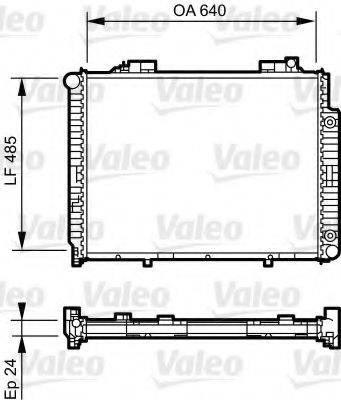 Imagine Radiator, racire motor VALEO 735231