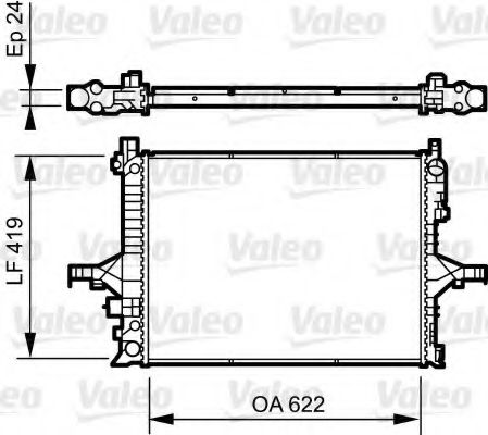 Imagine Radiator, racire motor VALEO 735237